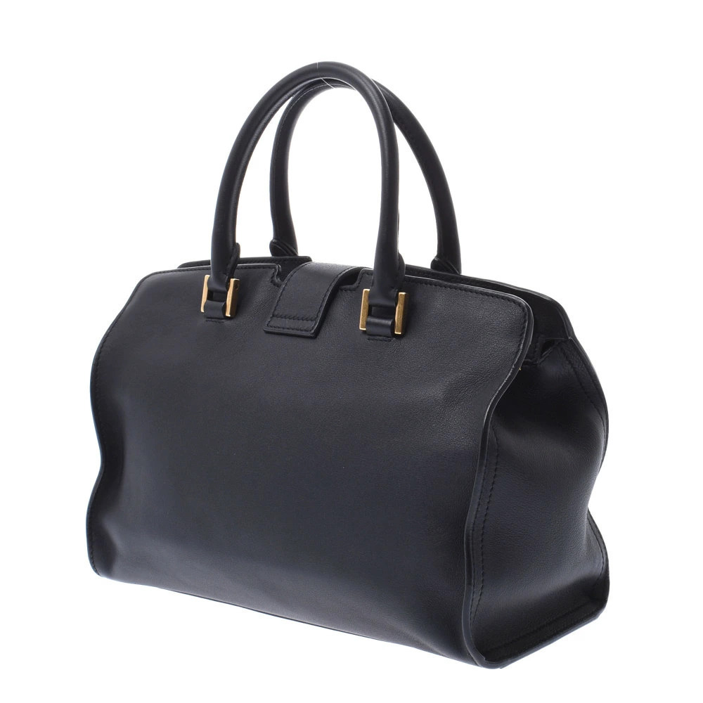 Saint Laurent Cabas Baby calfskin bag black handbag Black